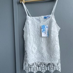 Rebellion White lace Summer Top
